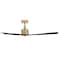 Modern Forms Fans Spinster Indoor or Outdoor Smart Ceiling Fan 3000K LED in Soft Brass/Matte Black FR-W2404-60L-SB/MB - alternate 7